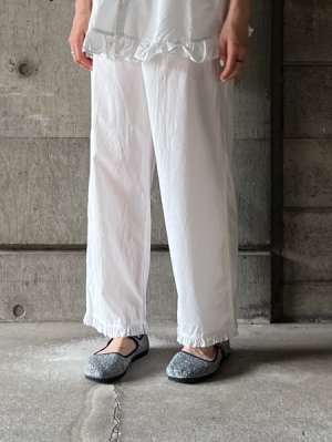 画像1: UNIVERSAL SEVEN　ナチュラルタイプライター フリルPT 【US252PT028】シロ