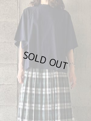 画像1: GALERIE TISSU　オーガニック空紡天竺 ラグランTシャツ【GT223CT028】ネイビー