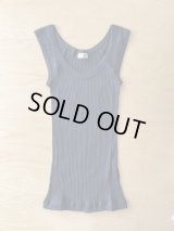 CLOSELY　rib tank-top【CLO2118】BIK(black-ink)