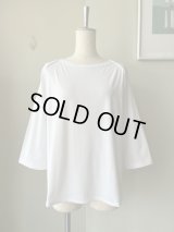 CLOSELY　3/4sleeve tee【CLO409】WH(white)