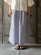 【SALE30%OFF】UNIVERSAL TISSU　ナチュラルタイプライター ハカマキュロットPT【US243PT008】クロストライプ