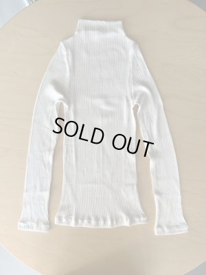 画像1: CLOSELY　rib bottle-neck 【CLO2163】sea-salt