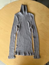 CLOSELY　rib turtle-neck 【CLO2159】light-grey