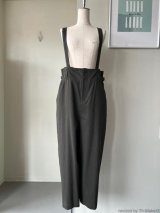  atelier naruse　カツラギコットンリネンサスペンダーパンツ【na-f05111】olive