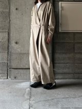  atelier naruse　コットンカシュクールジャンプスーツ【na-h05110】beige