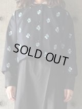 nooy　フラワースタンプボレロ【NJK25A02】navy