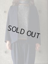  FIRMUM　ポリエステル・経編コーデュロイ カーディガン【SN_FR1501TD】NAVY