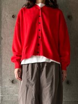 atelier naruse　コットンウールニットカーディガン【nakt-46】red