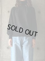 atelier naruse　ウールタートルネックニット【nakt-47】black