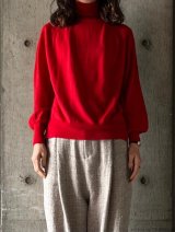 atelier naruse ウールタートルネックニット【nakt-47】red