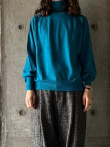 atelier naruse ウールタートルネックニット【nakt-47】aqua blue