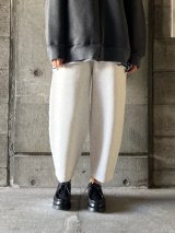 FIRMUM　コットン・アツカルダンボールニット カーブテーパードパンツ【SN_FR1104PF】OATMEAL TOP