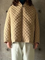 FIRMUM　再生ナイロンタフタ・シュリンクキルト ヤマブル【SN_FR1705BN】BISCUIT