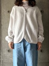  CLOSELY　zip-up blouson【CLO428】white-silver