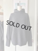 atelier naruse　ウールニットパーカー【nakt-36】charcoal