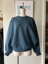  atelier naruse　コットンフリースバルーンカットソー【na-f07094】aqua blue