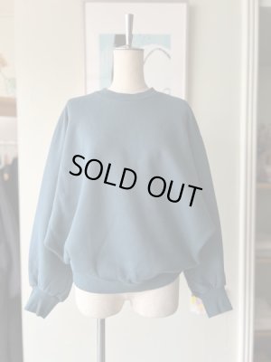 画像1:  atelier naruse　コットンフリースバルーンカットソー【na-f07094】aqua blue