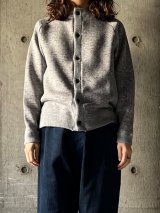  tannossa　ヘリンボーンカーデ【TC-0253】LIGHT GREY