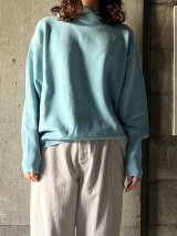 atelier naruse　ウールニットパーカー【nakt-36】mint blue