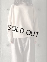 atelier naruse　ウールニットパーカー【nakt-36】beige