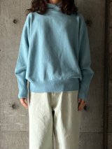 atelier naruse　ウールニットパーカー【nakt-36】mint blue
