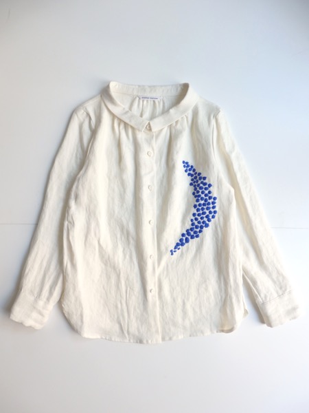 atelier naruse アトリエナルセ / リネン〜moon刺繍〜スタンドオフ 