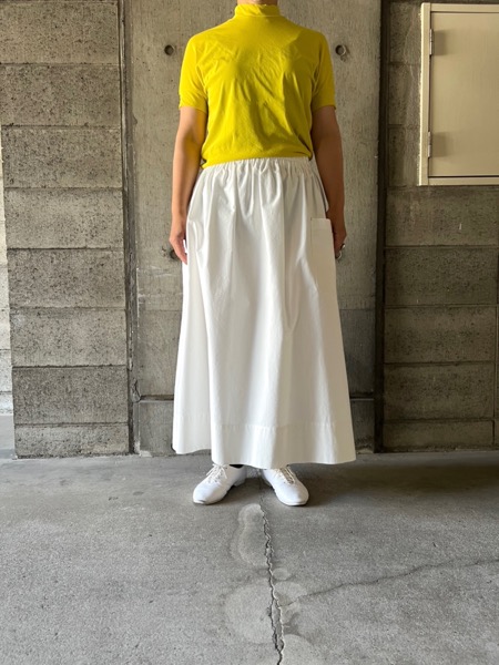 atelier naruse アトリエナルセ / コットンパッチポケットスカート 