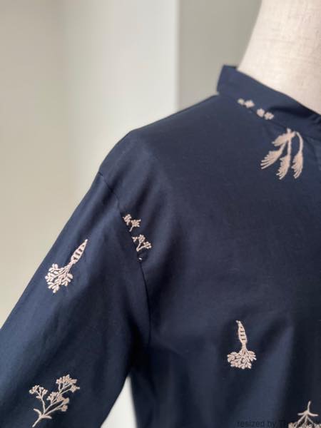 アトリエナルセ atelier naruse コットンリネン　ブラウス cotton linen smock blouse / beige - atelier naruse｜Online