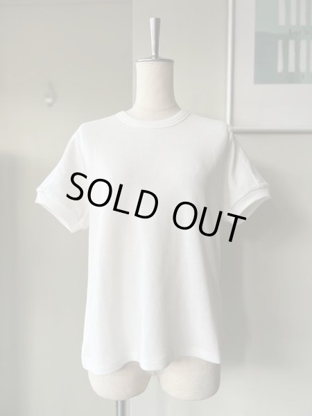 画像1:  ◯ CLOSELY　epaulet-sleeve tee【CLO396】OWH(off-white) (1)