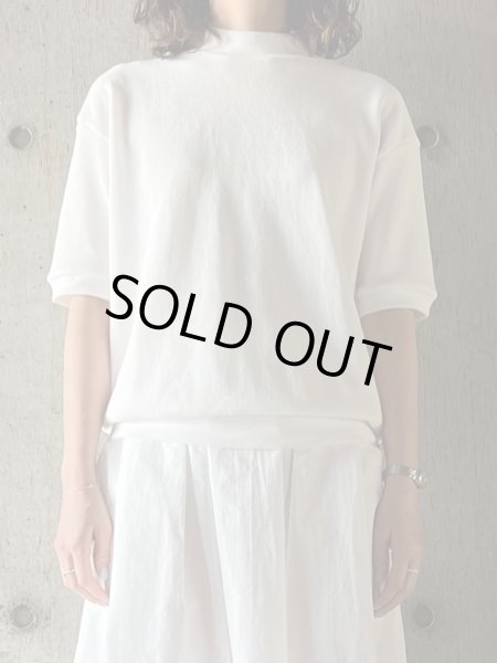 画像1:  ◯ CLOSELY　mock-neck half-sleeve P/O【CLO394】OWH(off-white) (1)