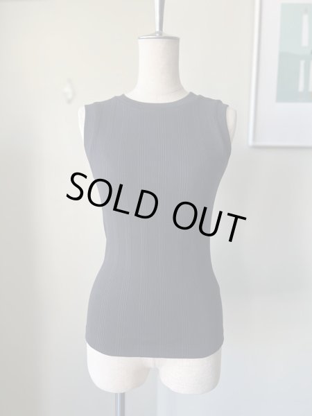 画像1: CLOSELY　tank-top【CLO405】BIK(black-ink) (1)