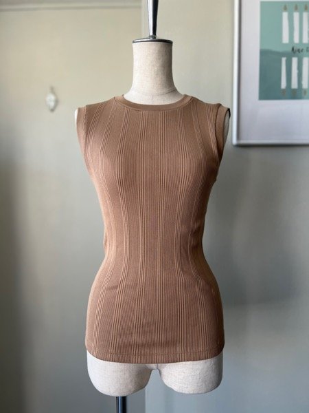 画像1: CLOSELY　tank-top【CLO405】TBR(towny-brown) (1)