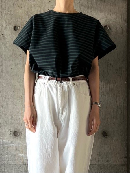 画像1: nicholson&nicholson 　TINA　NVY/GRN (1)