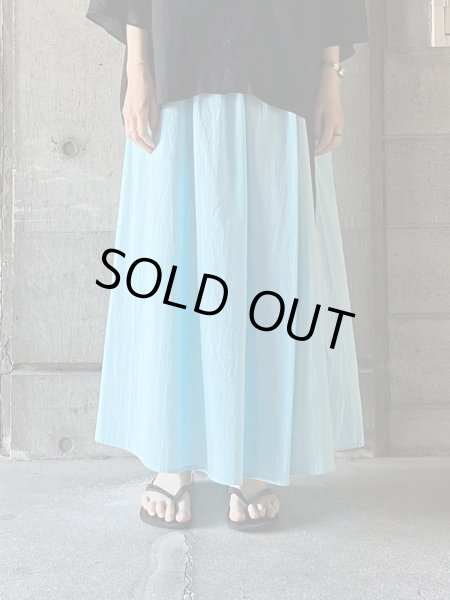 画像1:  【SALE20%OFF】nooy　ストリングスカート【NSK25S07】ice blue (1)