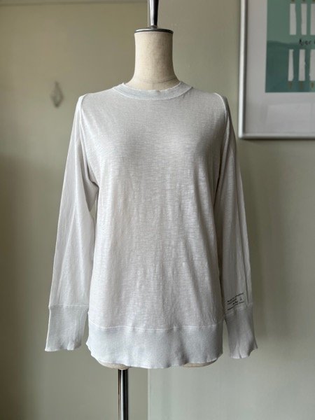 画像1: DU TANGO　スラブ天竺ロンTEE【DC-0453】STONE WHITE (1)